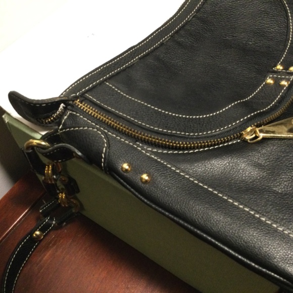 NEW Square crossbody bag, leather - Made in Italy - Picture 7 of 11